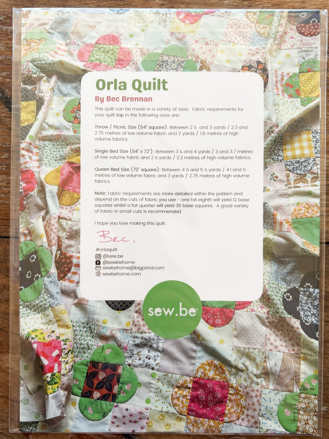Orla Quilt - Sew.Be