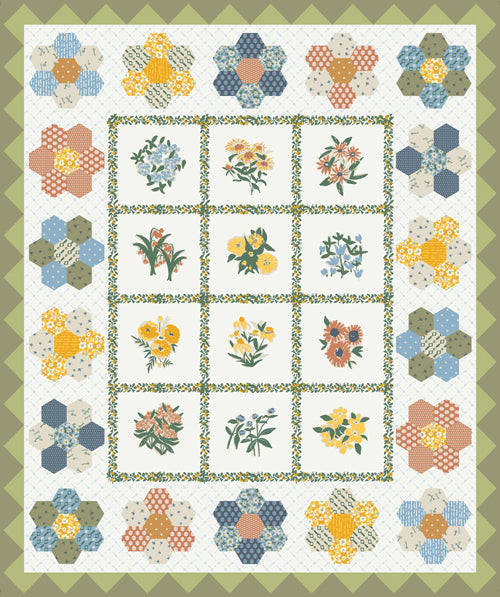 Kitchen Garden Panel - Potager by Art Gallery Fabrics