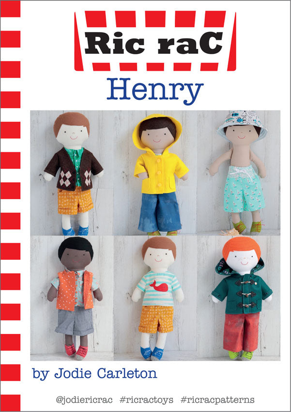 Henry Doll Sewing Pattern - Ric Rac