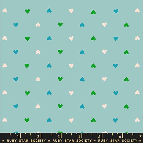 Hearts Turquoise - Best Day Ever by Ruby Star Society