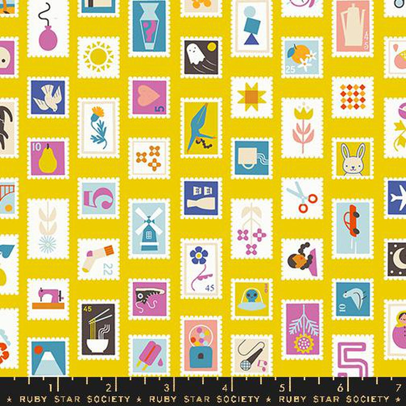 END OF BOLT 3.6m - Stamps Golden Hour - Salutations by Ruby Star Society