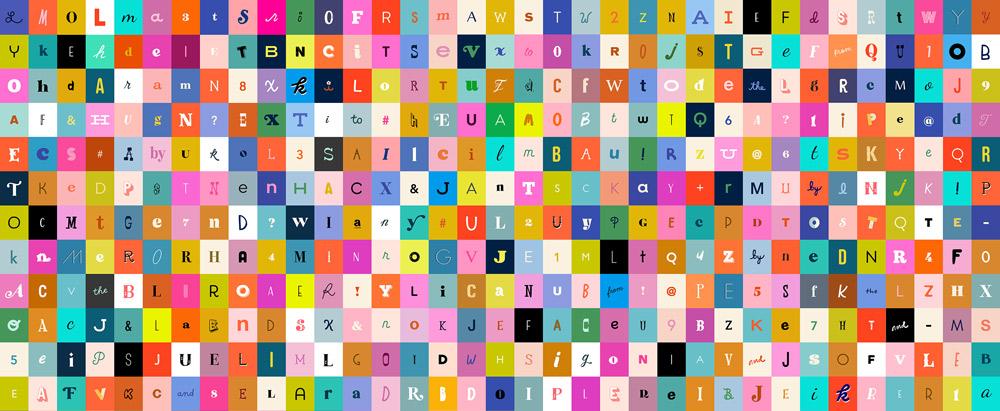 Letters - Selvedge Magic by Ruby Star Society