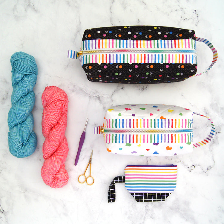 Zippy Hobby Bags Paper Pattern - Sew Along