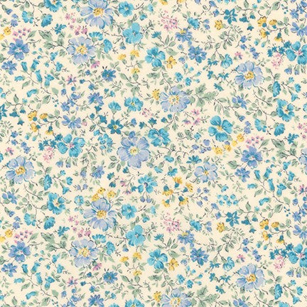 Blue Spring Floral 6117D3-2 - Petite Garden by Sevenberry