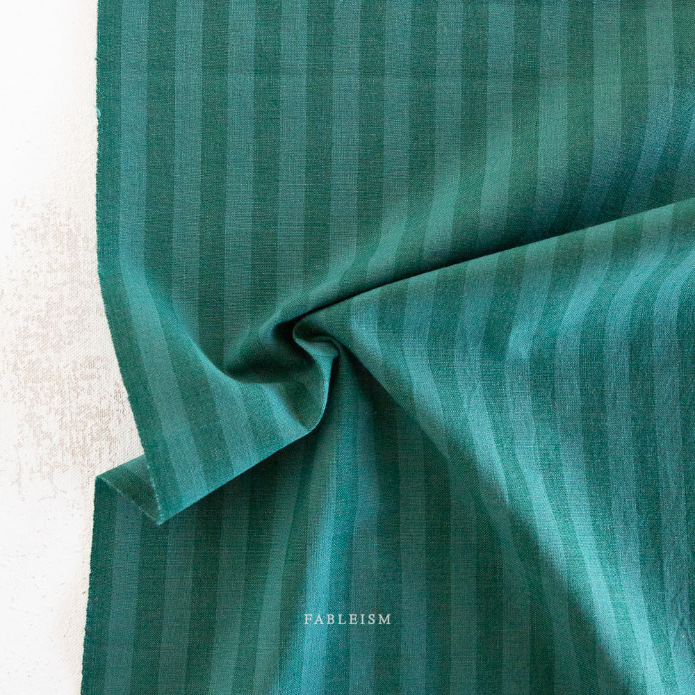Bottle Green - Sun Stripes by Fableism
