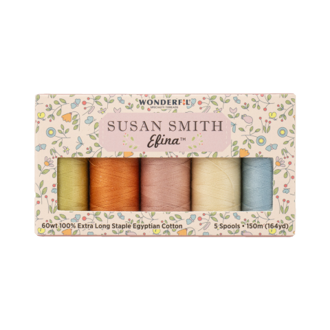 Susan Smith Efina 60wt Thread Pack - Stonleigh - Wonderfil