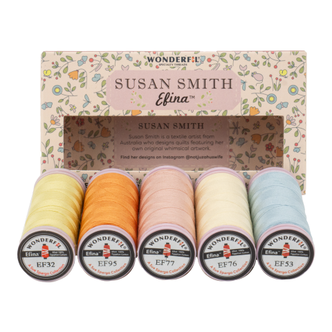 Susan Smith Efina 60wt Thread Pack - Stonleigh - Wonderfil