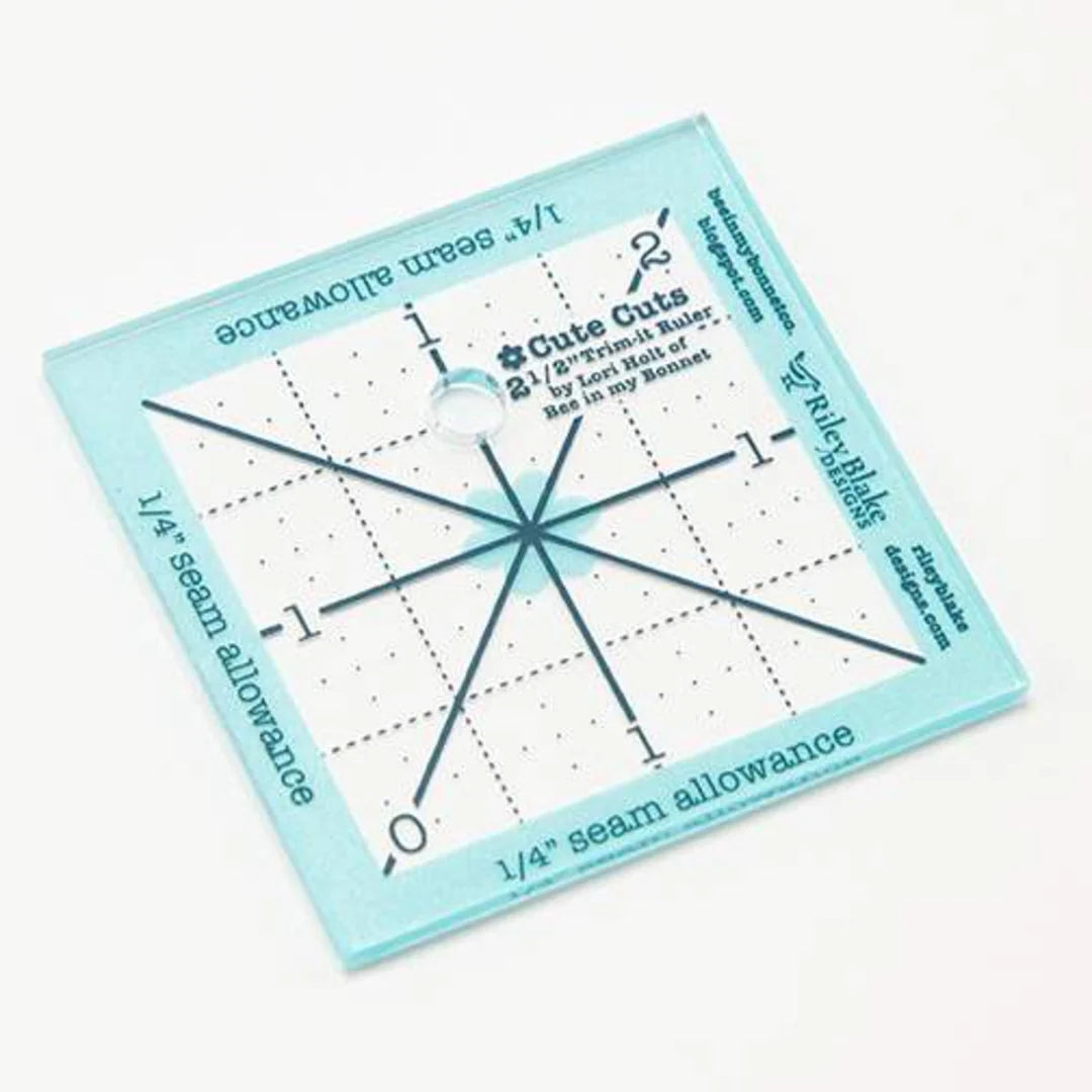 Trim It 2.5" Square Cute Cuts Ruler - Lori Holt