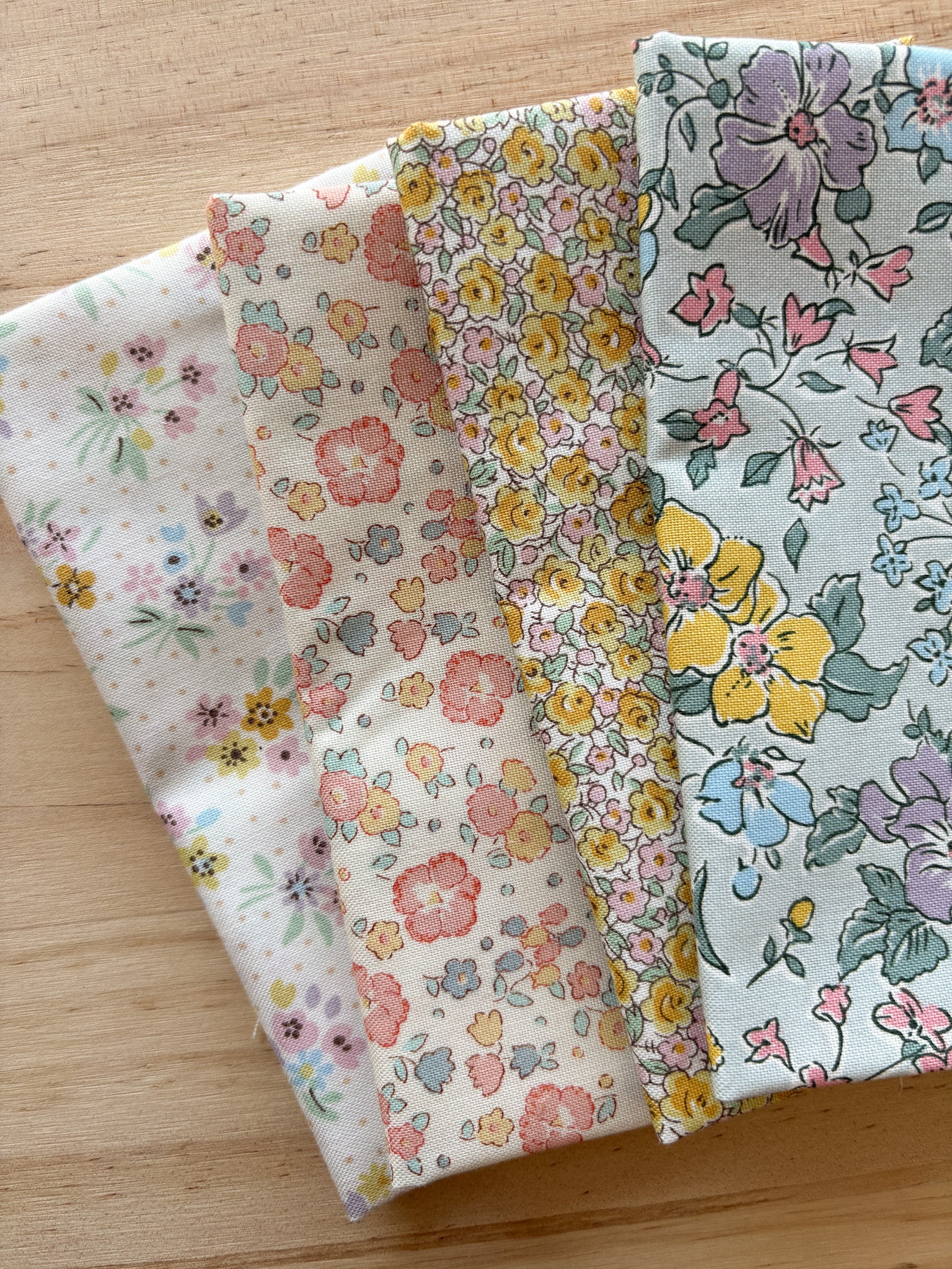 Pastel Liberty Cottons - 4 Piece Bundle