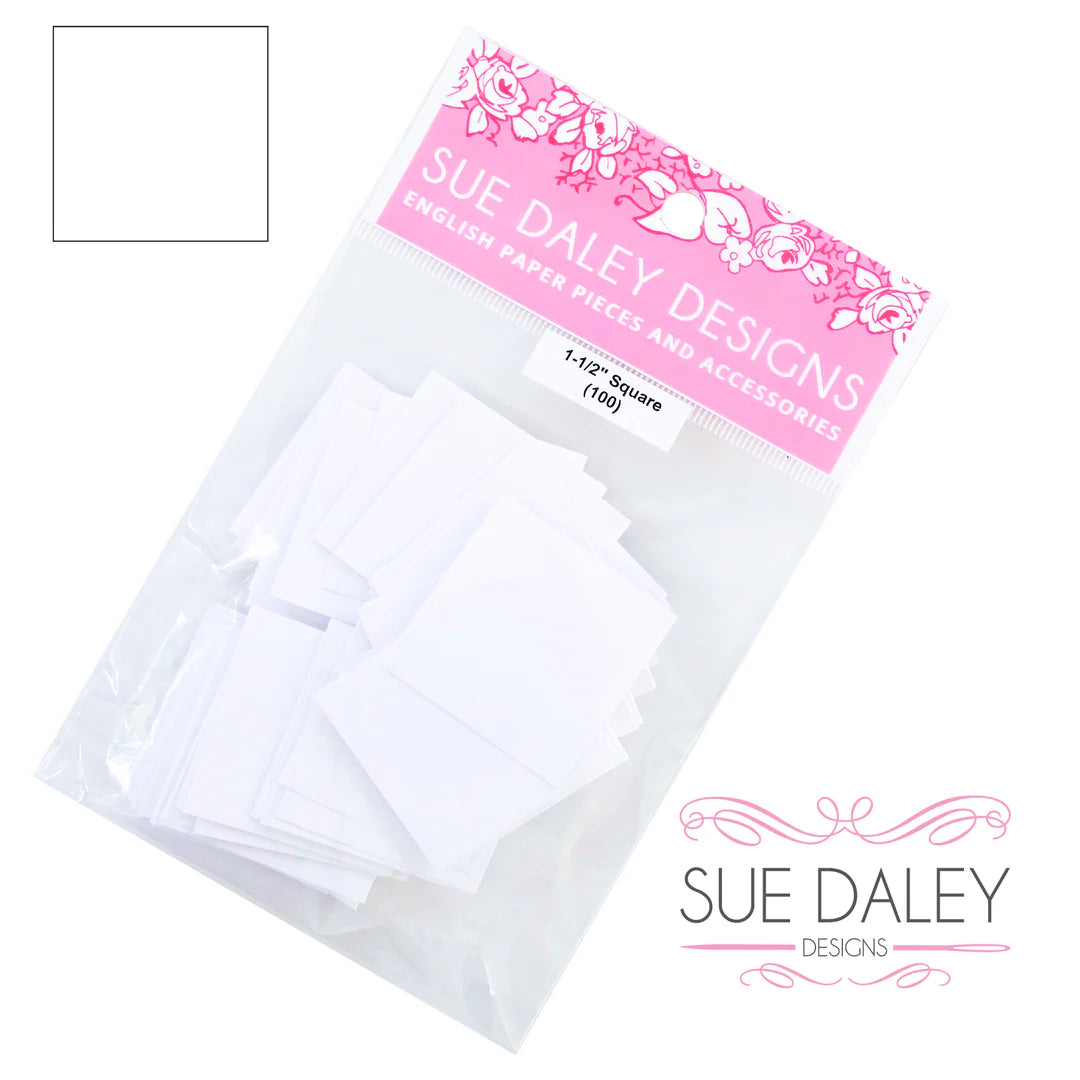 1 1/2" Square Papers (Pack of 100) - Sue Daley Designs