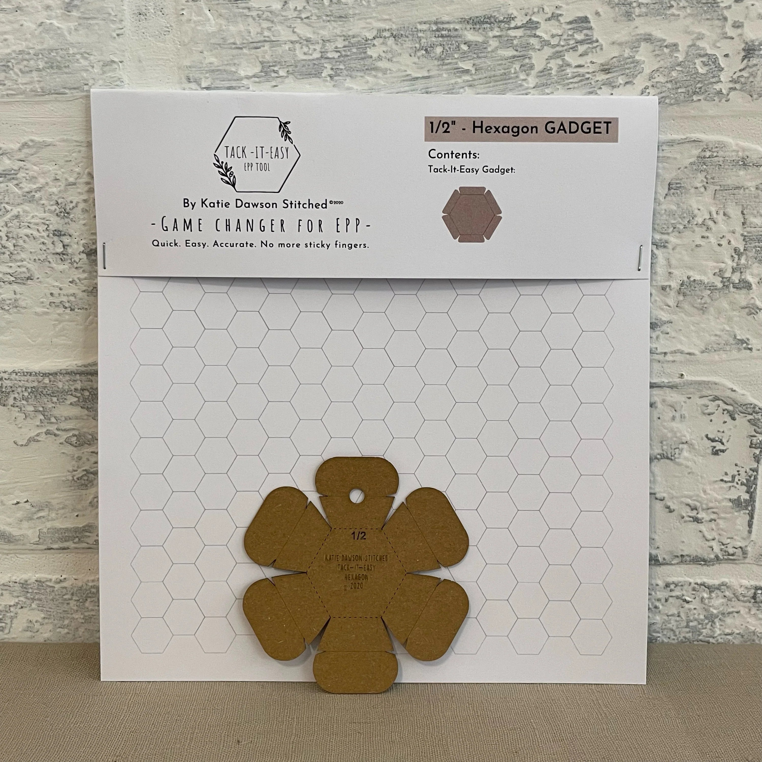 Tack It Easy 1/2" Hexagon EPP Tool (Gadget Only) - Cottage Garden Threads