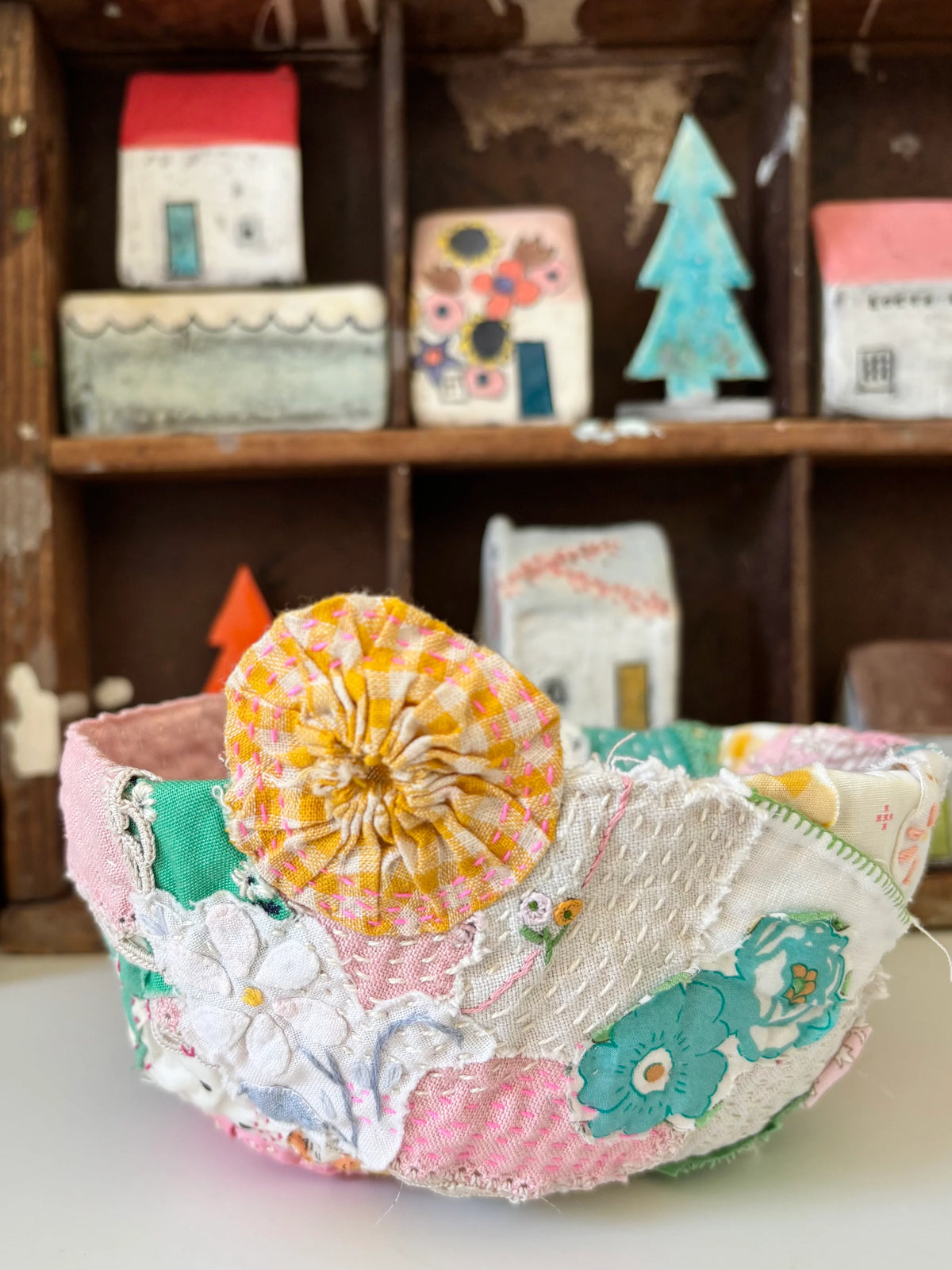 Textile Pinch Pot Pattern - Sew Be Home