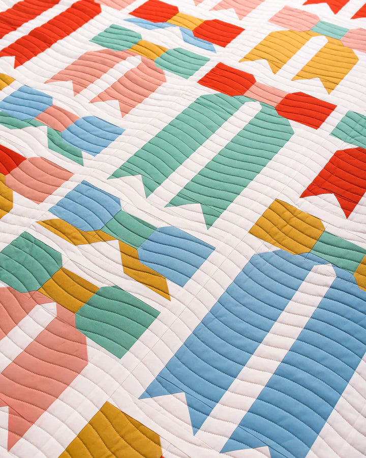 Top Knot Quilt Paper Pattern - Pen & Paper Patterns