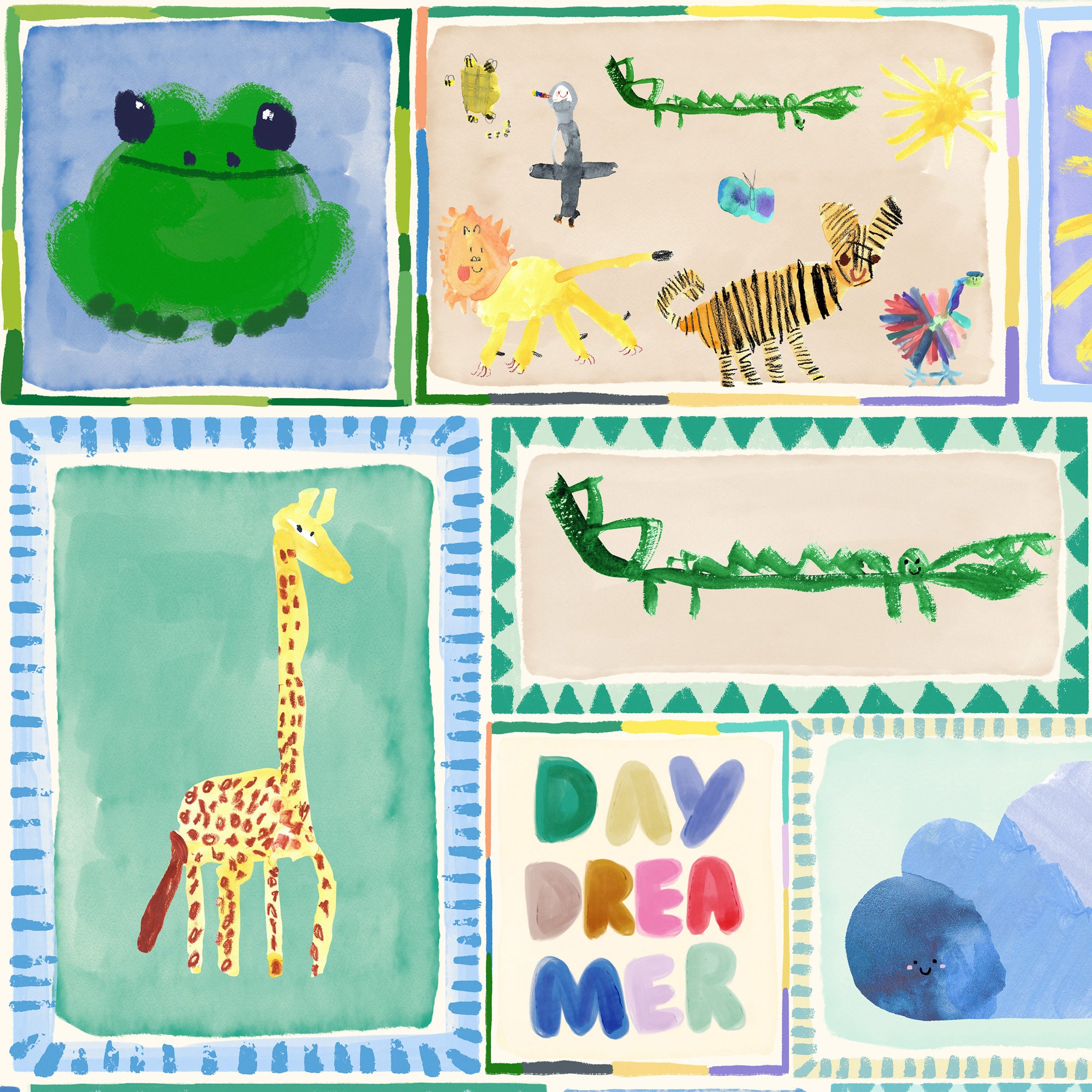 Patchwork Sky - Patchwork Collection by Lewis & Irene