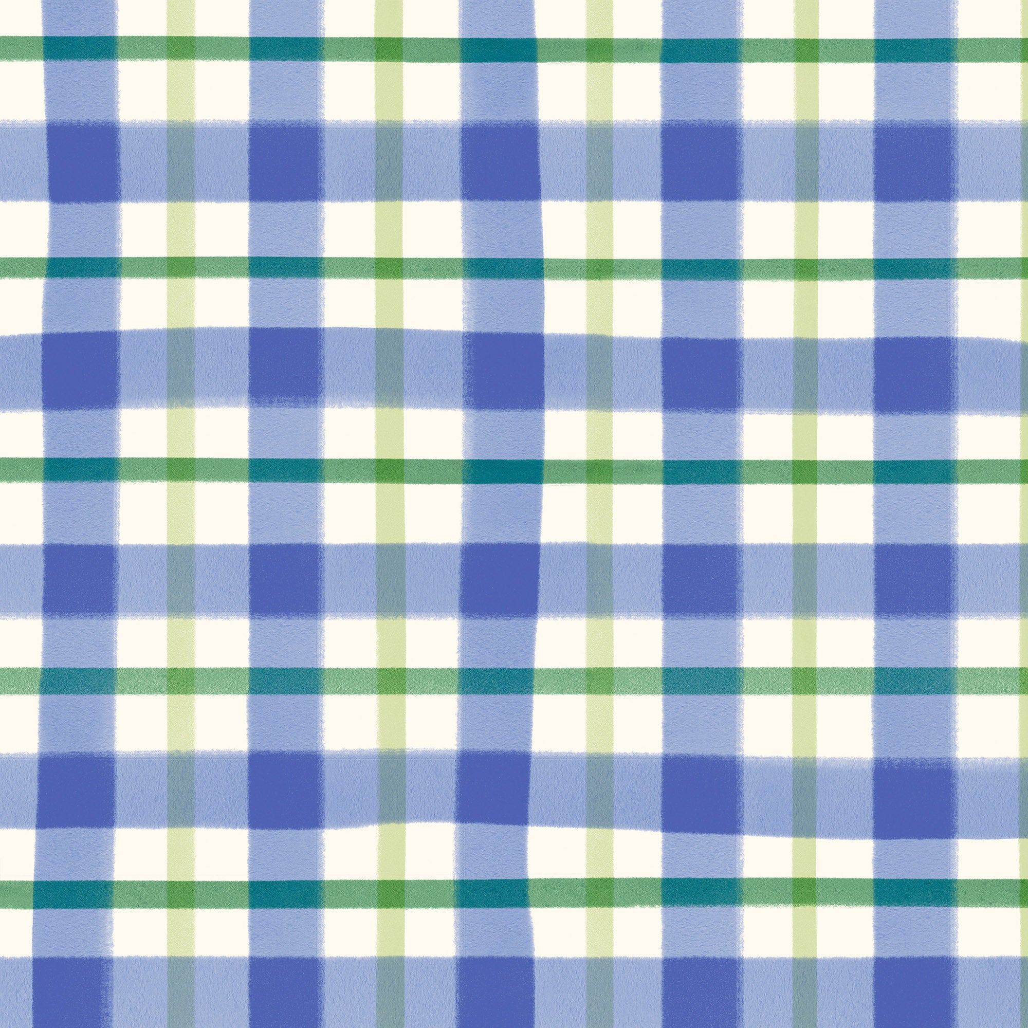 Blueberry Jam Check - Patchwork Collection by Lewis & Irene