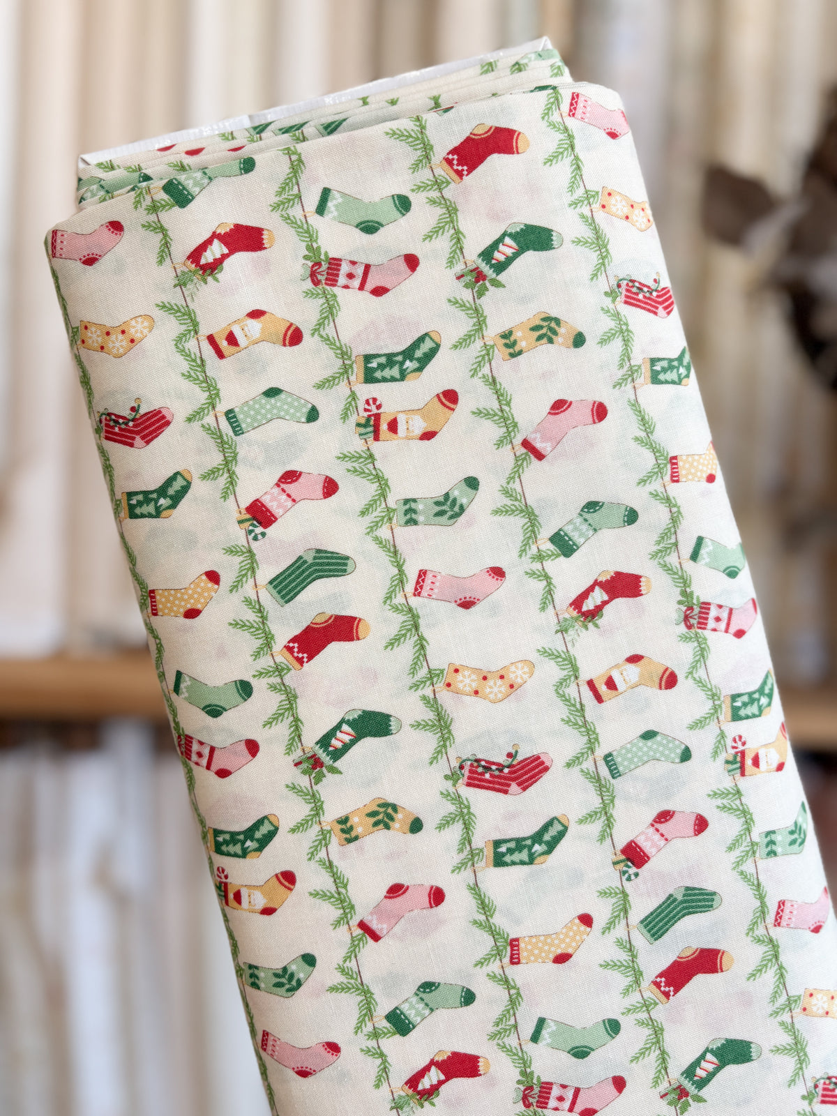 Stockings on Cream XC10694-A by Handworks