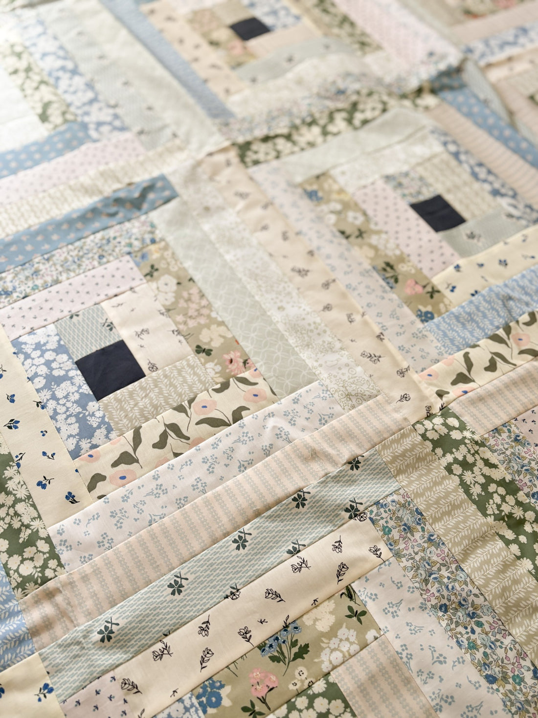 Cottage Walk Small Throw Quilt Kit - The Stitch Saloon