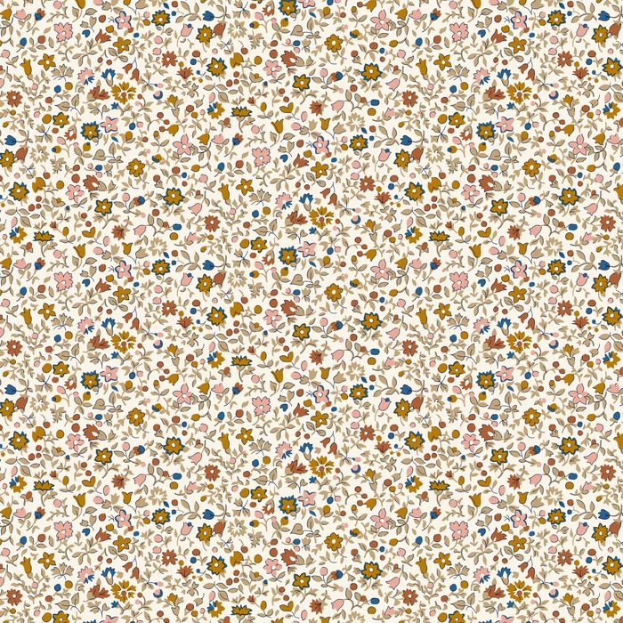 Posy Haze - Denim Florals - Liberty Quilting Cotton