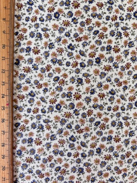 60s Floral Dusk 7026-1610-6E by Hokkoh