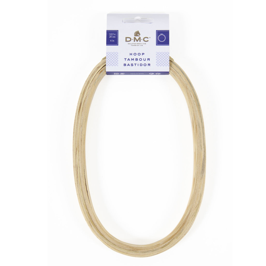 Embroidery Hoop Oval 12.5cm x 20cm - DMC