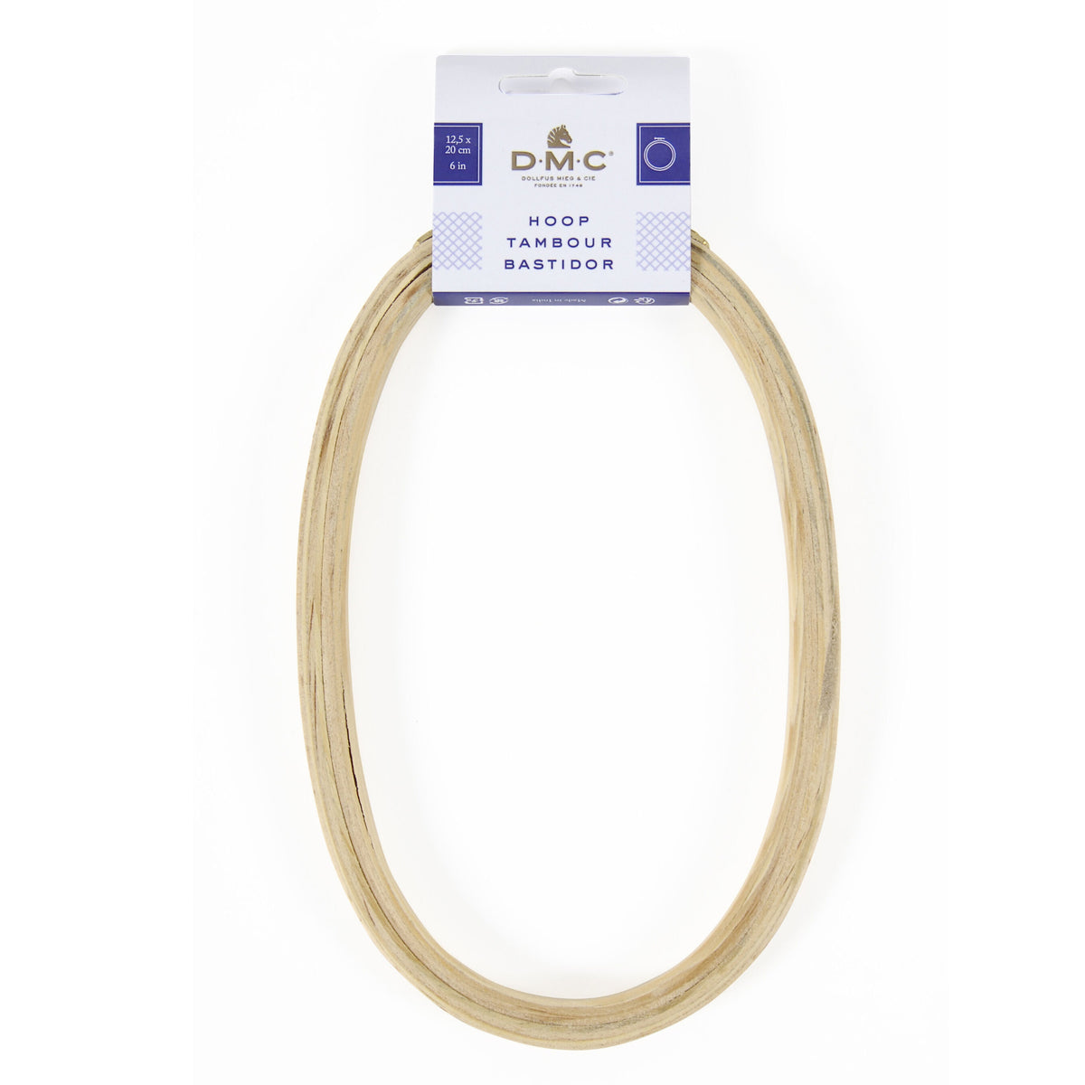 Embroidery Hoop Oval 12.5cm x 20cm - DMC