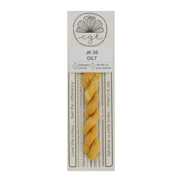 JK08 Gilt Stranded Cotton - Cottage Garden Threads