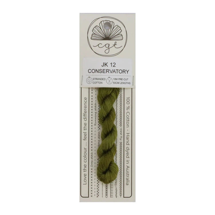 JK12 Conservatory Stranded Cotton - Cottage Garden Threads