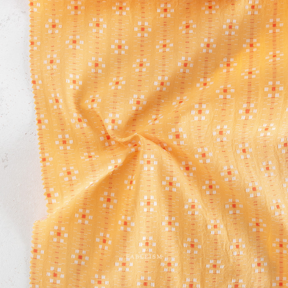 Karin Floral Goldenrod - Swedish Holiday by Fableism