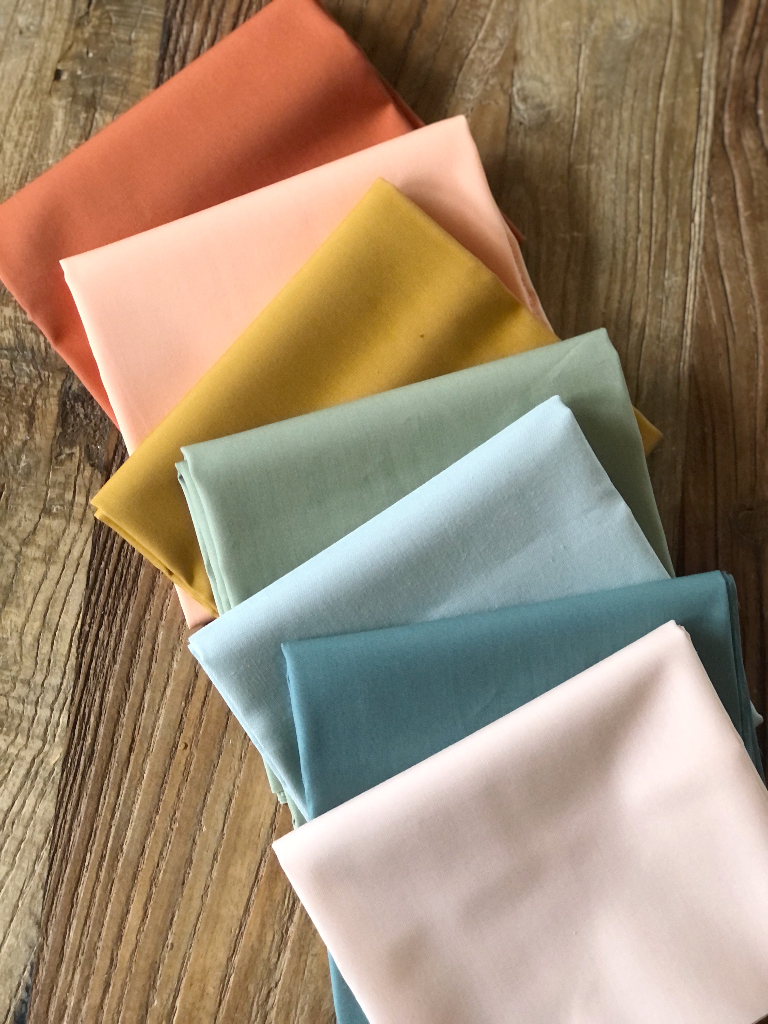 Classic Rainbow Bundle - 7 x Fat Quarters or Half Metres