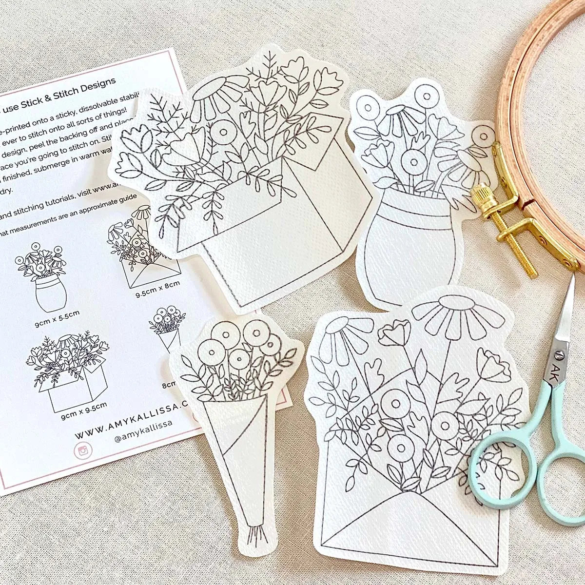 Happy Mail Stick & Stitch Packs - Amy Kallissa
