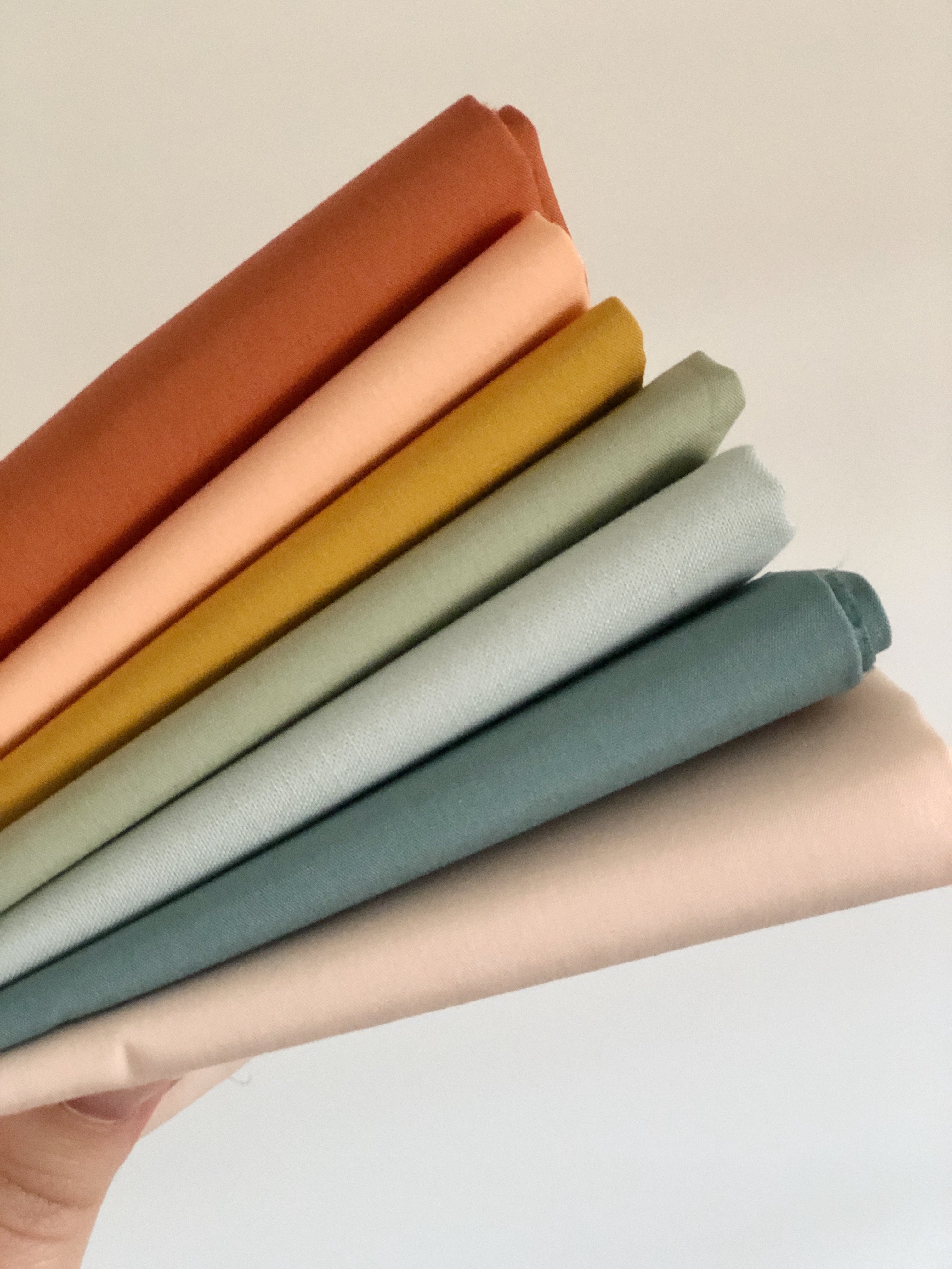 Classic Rainbow Bundle - 7 x Fat Quarters or Half Metres