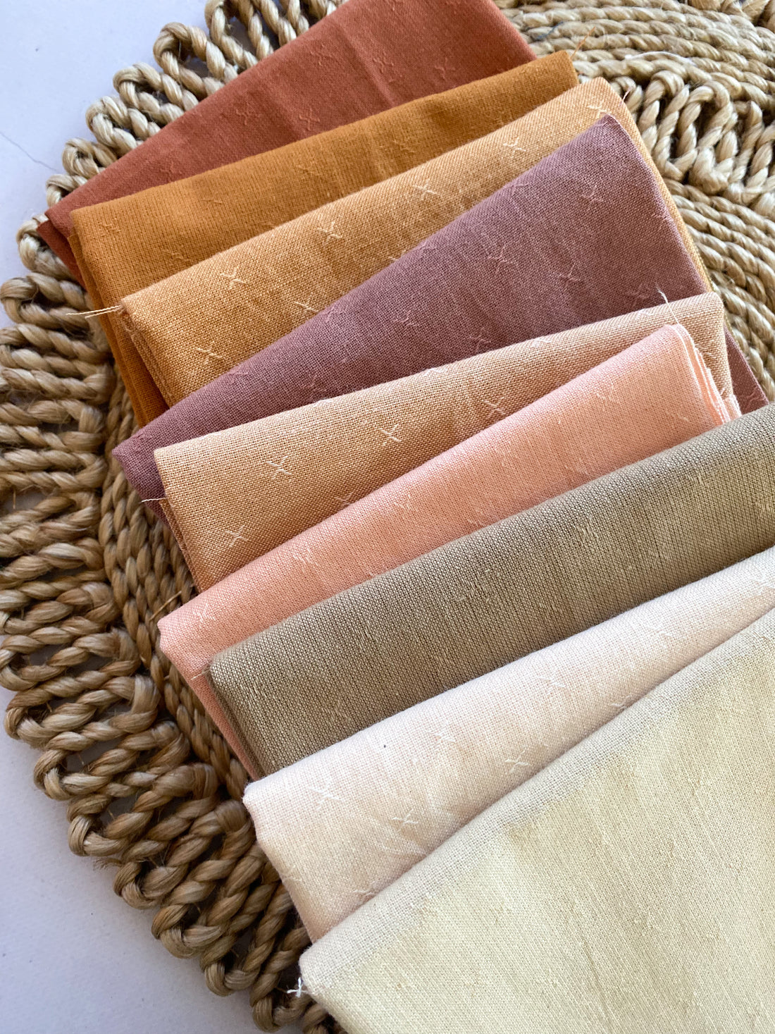 Summer Sprout Wovens by Fableism - 9 x Fat Quarters or Half Metres