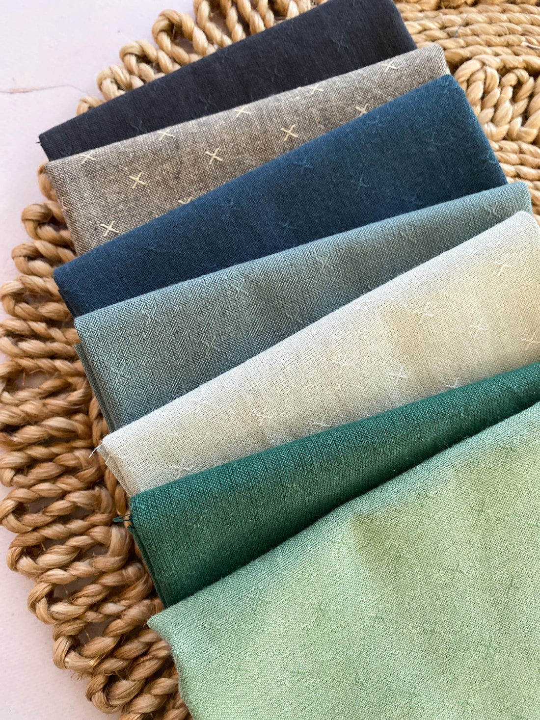 Winter Sprout Wovens by Fableism - 7 x Fat Quarters or Half Metres