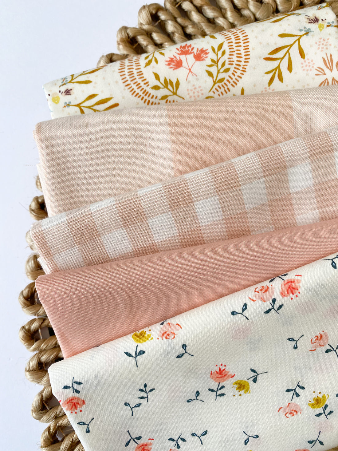 Rose - Little Bundle - 5 x Fat Quarters or Half Metres