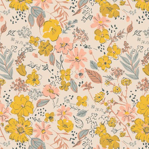 END OF BOLT 1.75m - Retro Road Trip - Shine On by Art Gallery Fabrics