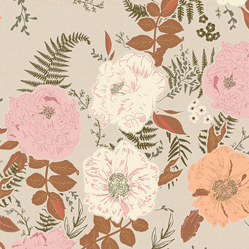 END OF BOLT 2.75m - Foraged Garland Three - Roots of Nature by Art Gallery Fabrics