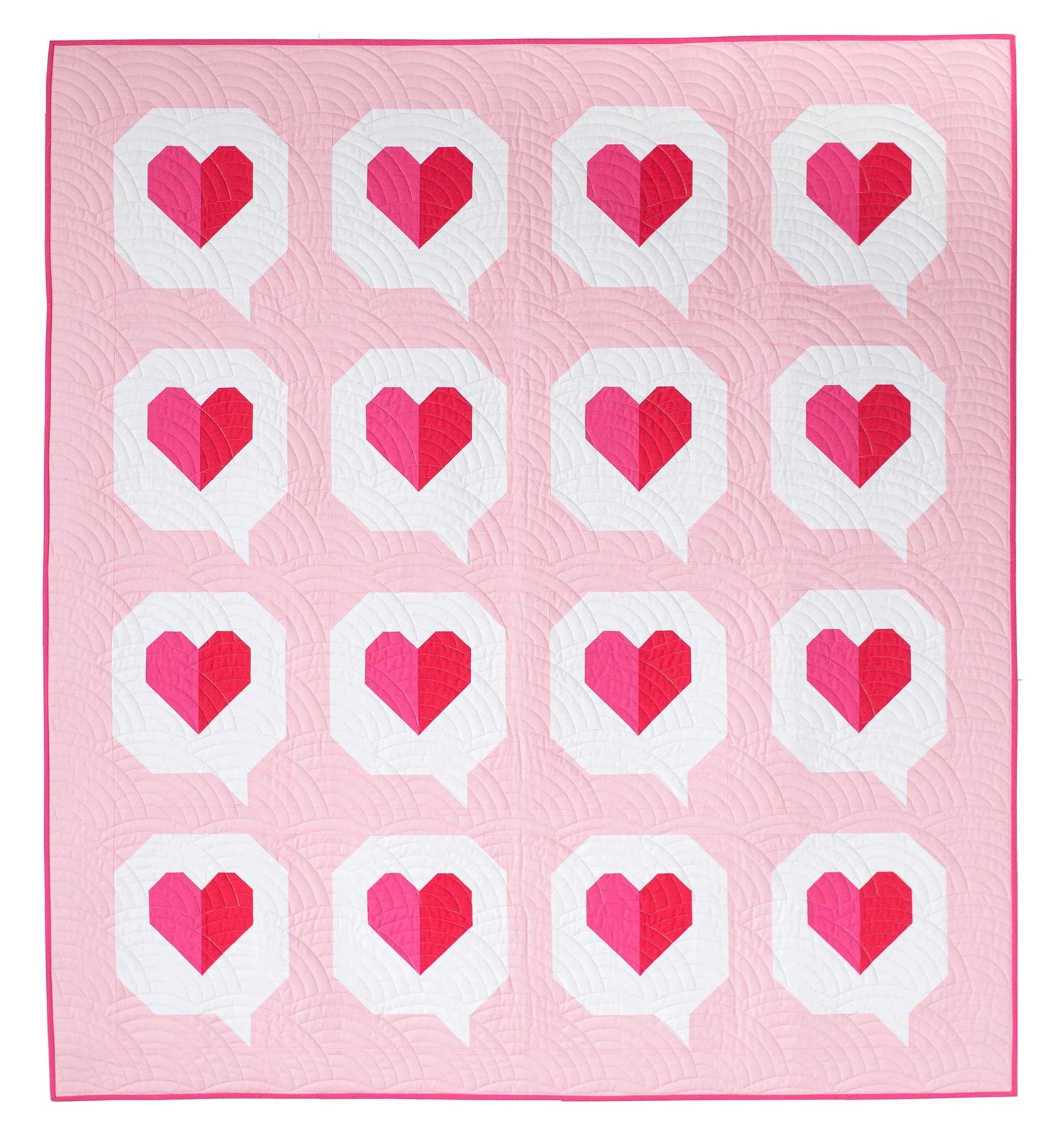 I Heart You Quilt Paper Pattern - Pen & Paper Patterns