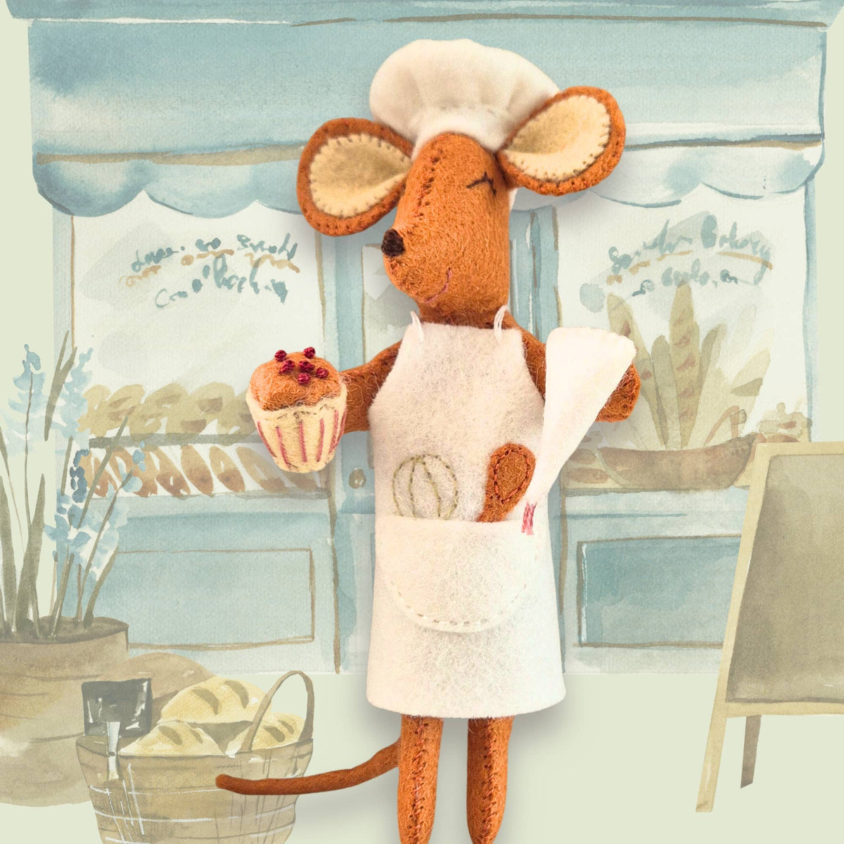 Little Mouse The Baker Felt Kit - Corinne Lapierre