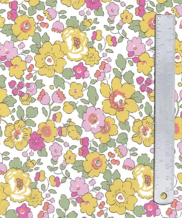 Betsy Y Pink Sunflower 2GZ Bespoke - Liberty Tana Lawn