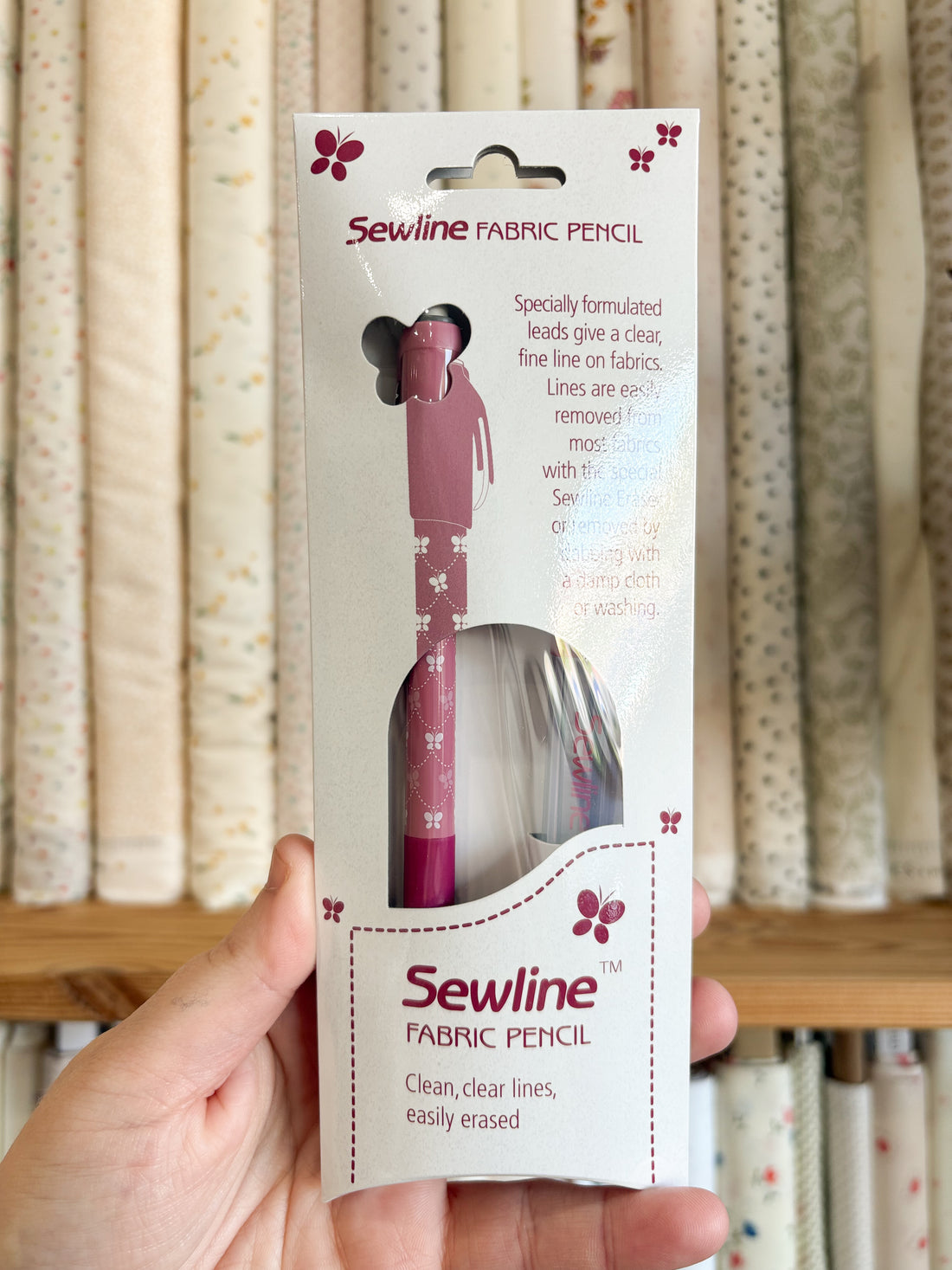 Fabric Pencil (Black) - Sewline