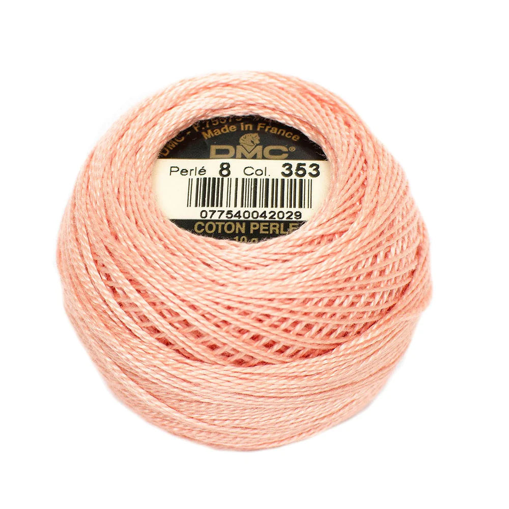 DMC Perle Cotton Thread No 353 | Peach