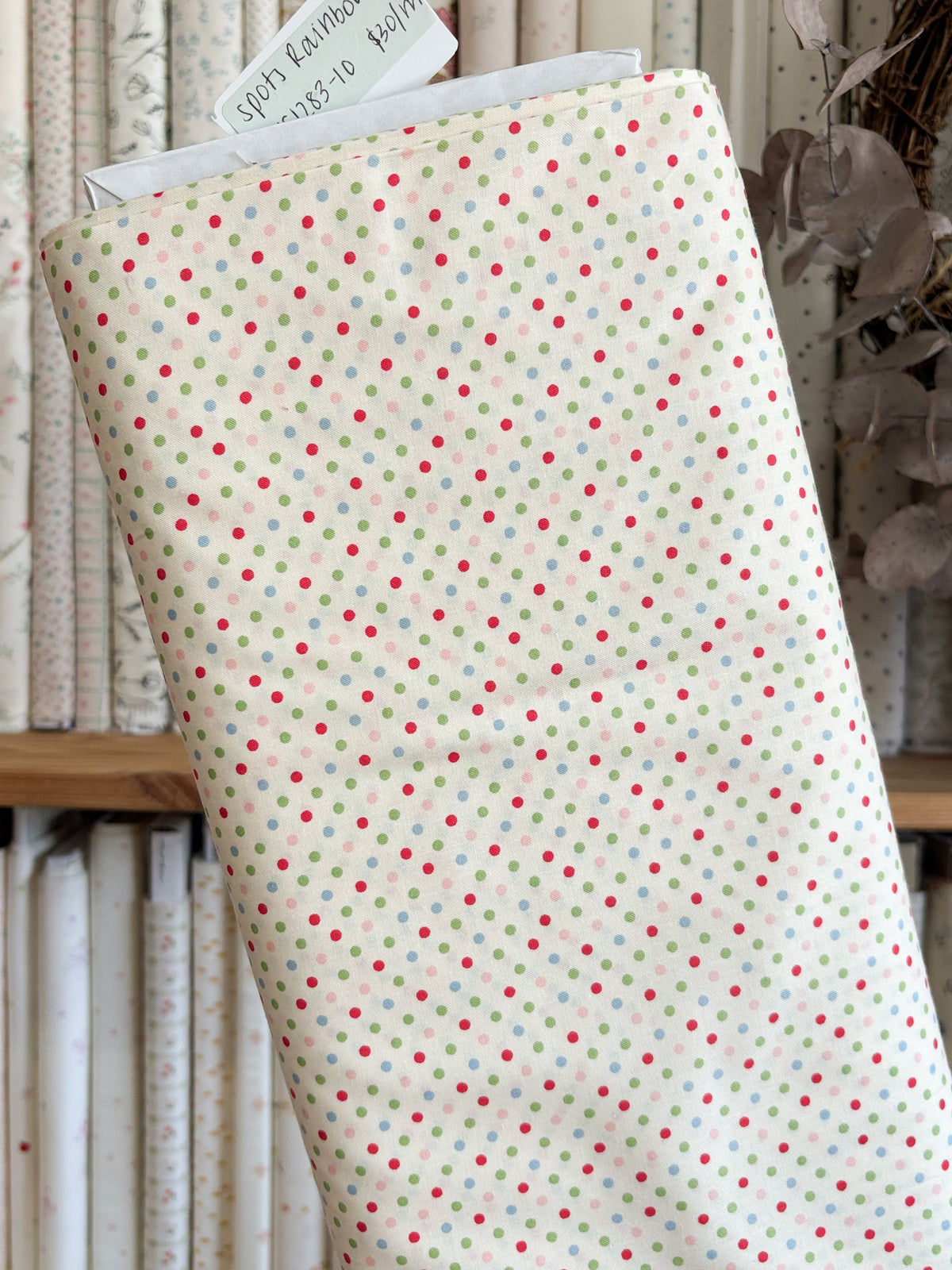 Spots Rainbow HS1283-10 - Happy Sweet by Kei Fabric