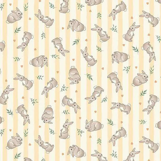 Bunnies Yellow - Little Ones by Makower