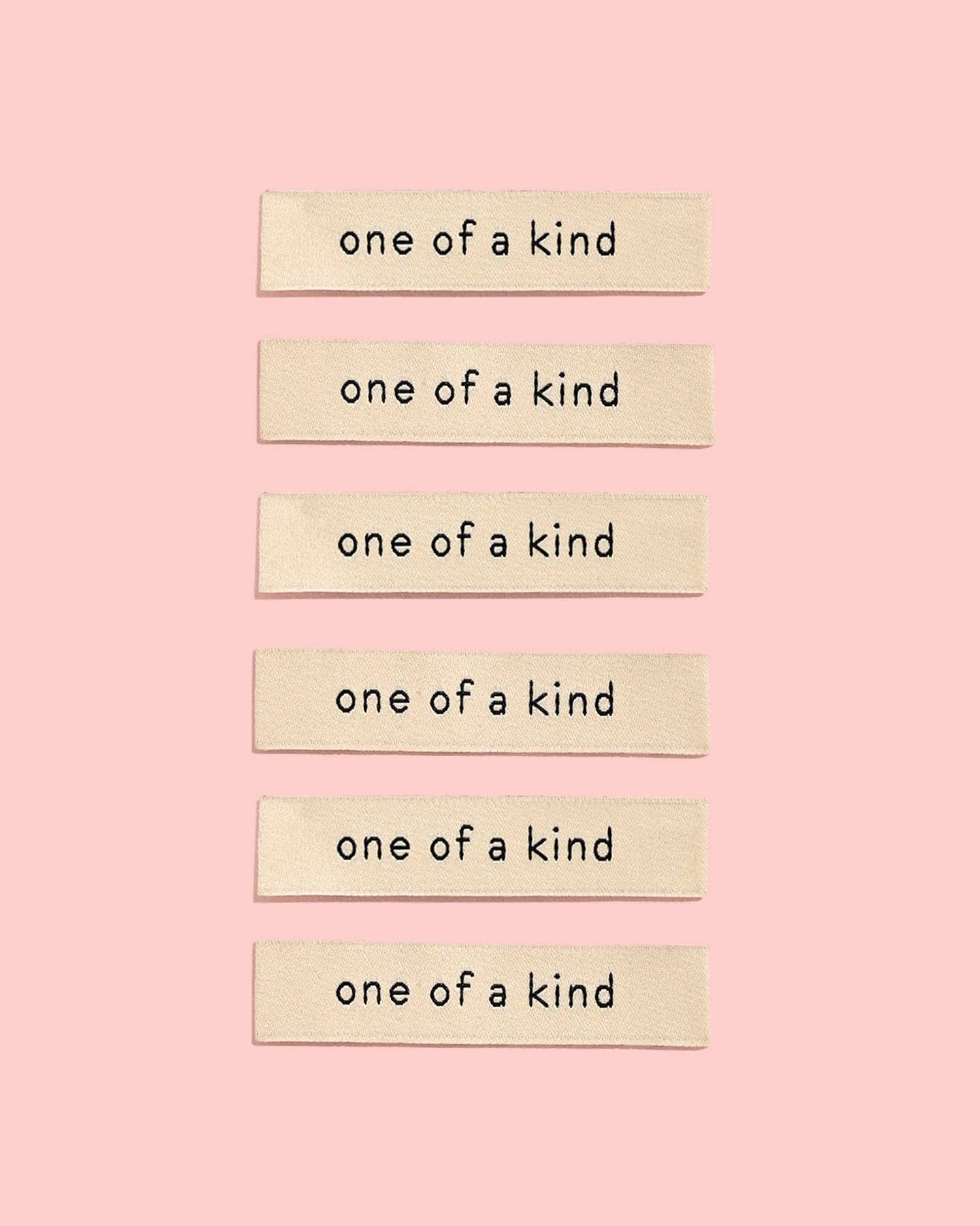 One Of A Kind Woven Labels - Kylie and the Machine