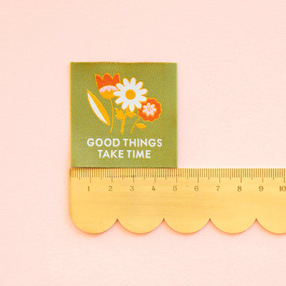 Good Things Take Time Labels - Sarah Hearts