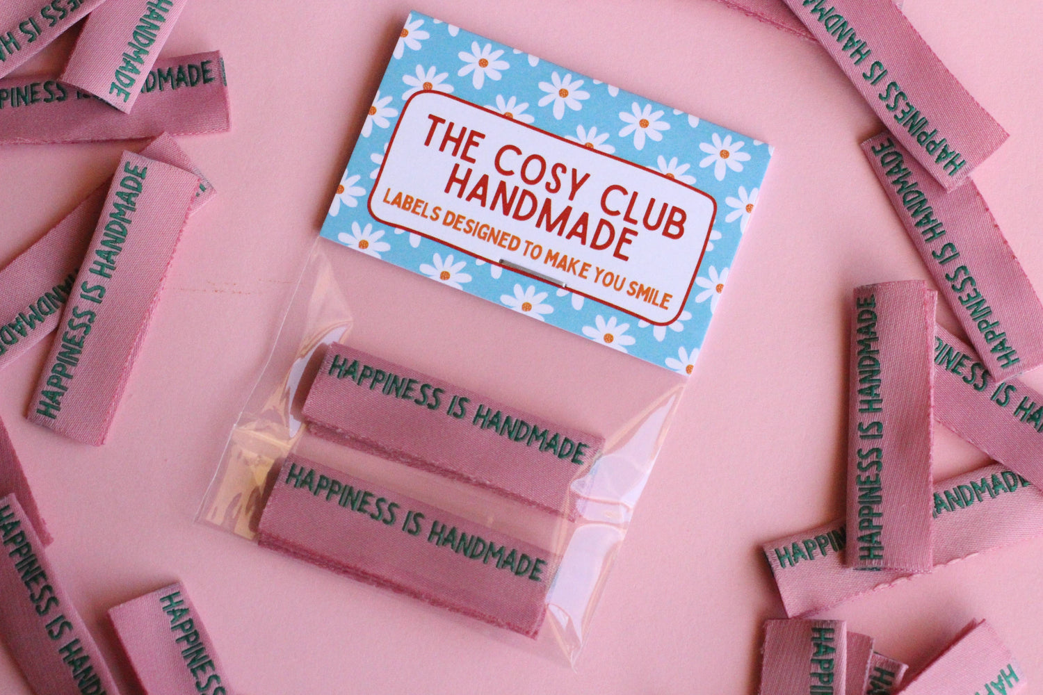 Happiness is Handmade Labels - Cosy Club Handmade