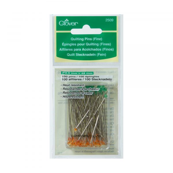Clover Fine Quilting Pins | 100 Count