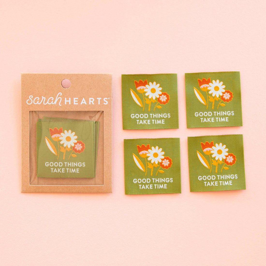 Good Things Take Time Labels - Sarah Hearts