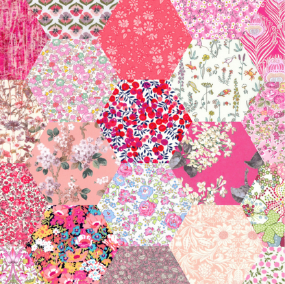 2&quot; Liberty Hexagons - Pink