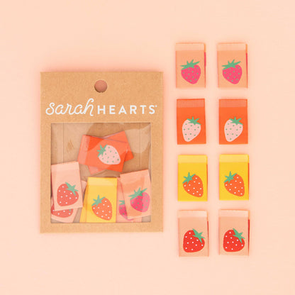 Strawberry Labels - Sarah Hearts